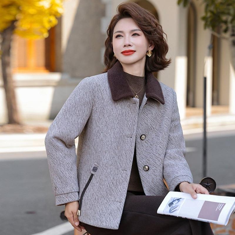 Новый темпераментный топ на осень и зиму, короткое плюшевое утолщенное высококачественное шерстяное пальто