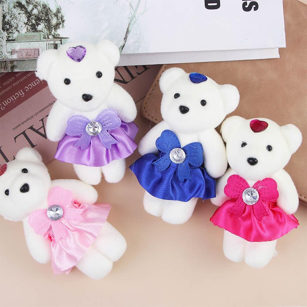 Подарок Жесткий пенопласт Плюшевое животное Украшение Плюс Плюшевая кукла Детские игрушки Букет Медведь Маленький плюшевый мишка
