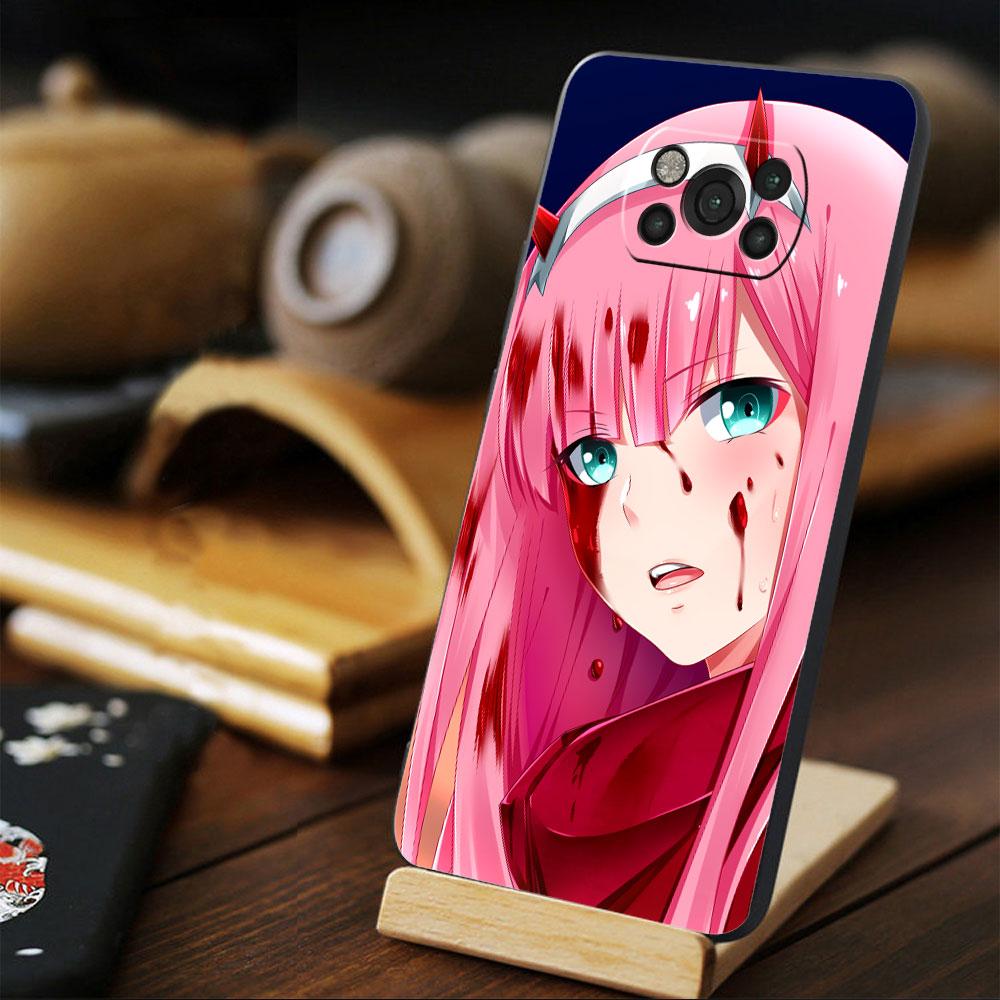 Аниме Zero Two Darling in the FranXX для Xiaomi POCO X4 F3 11T 10T MI 11 lite X3 NFC F4 GT 9T M4 Pro 5G M3 Celulares Fundas
