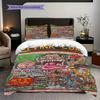 Rat Fink Iconic Mouse Mascot Threepiece Set 1 Duvet Cover 2 Pillowcase Without Core Bedding Set Christmas Birthday Gift