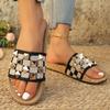 Shoes for Women 2025 Hot Sale Open Toe Women's Slippers Rivet Daily Slippers Women Summer Best Seller Flat Slippers