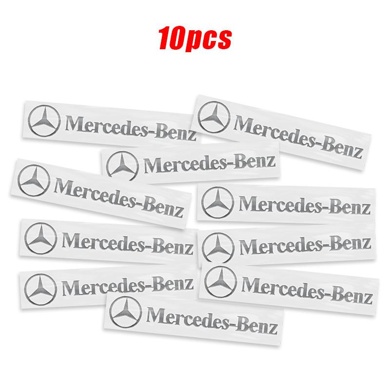 GCTO3 3D Metal Emblem Sticker Car Styling Interior Decoration Decals For Mercedes Benz Brabus Maybach W204 GLC CLA GLK W205 W203 W206