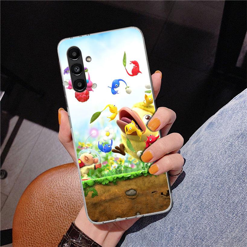 Game P-PikminS 4 Phone Case For Samsung Galaxy A17 A16 A15 A14 A13 A57 A56 A55 A54 A53 A37 A36 A35 A34 A33 A26 A25 A24 A23 Galax