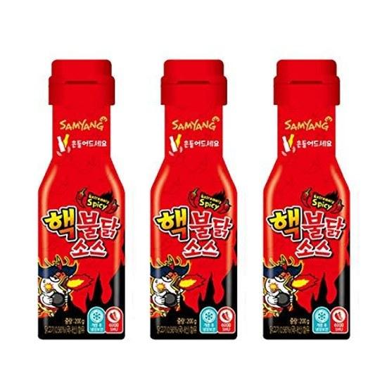 Sanyang Heck Buldak Sauce 200g x 3 bottles super spicy stir-fried noodles seasoning easy