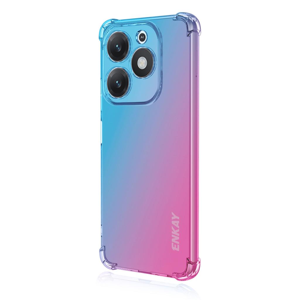 For TECNO Spark Go 2024 4G/TECNO Spark 20 TPU Case ENKAY Thickened Four Corner Drop-proof Phone Back Cover