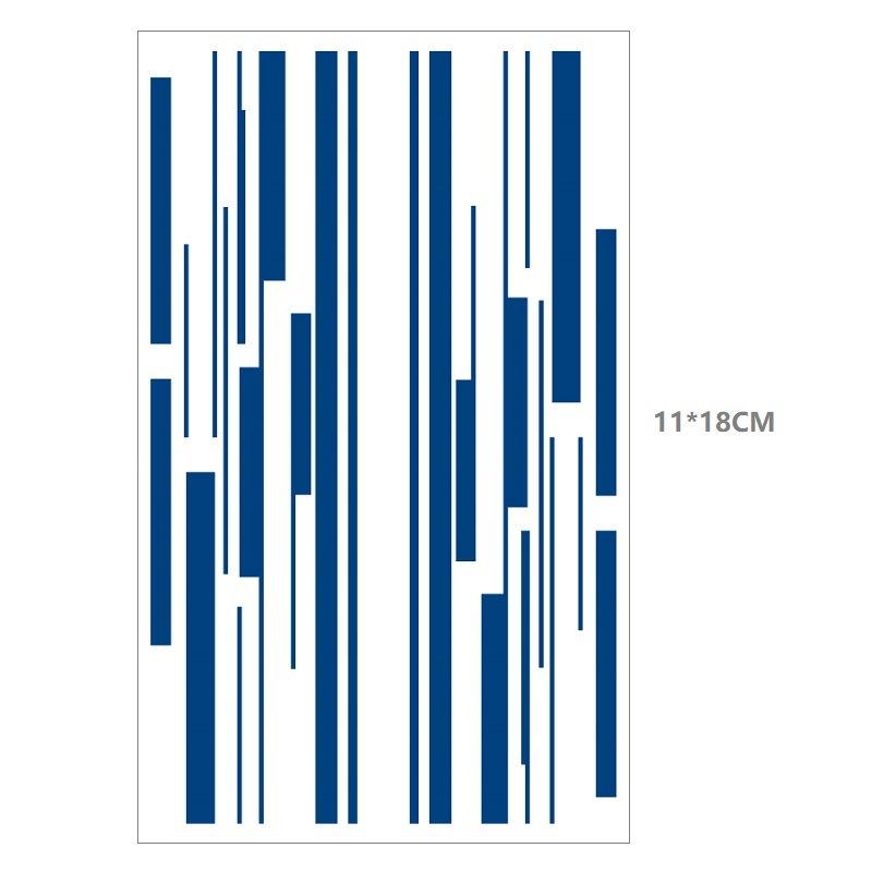 Death Ray прямые неотражающие сок травяные татуировки наклейки линии водонепроницаемые стойкие мужчины и женщины постепенные изменения наклейки