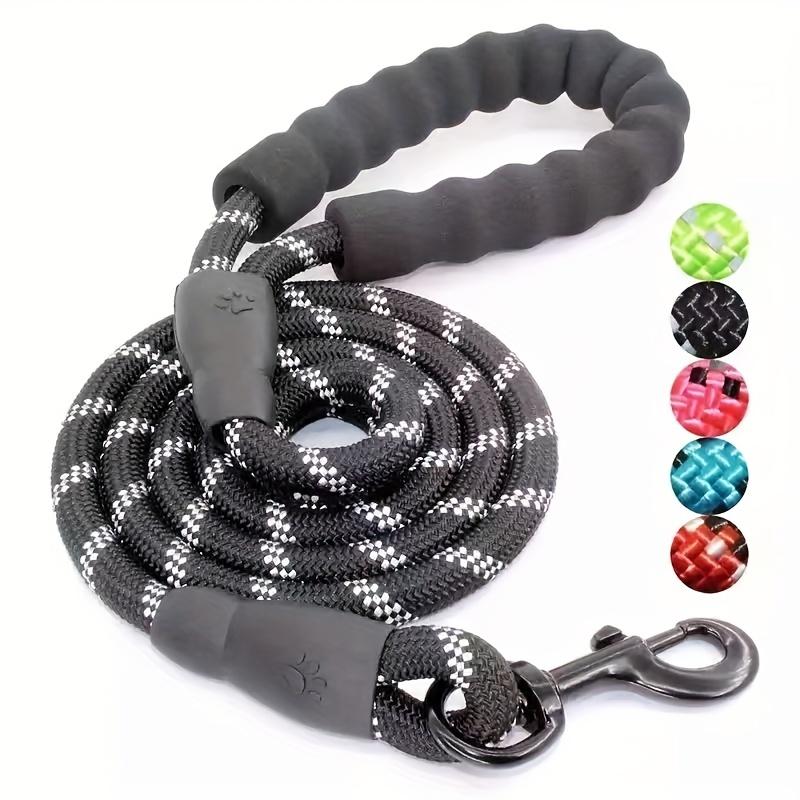 1.5/2/3M Reflective Dog Leash with Comfortable Padded Handle Double Heavy Duty Traction Rope for Small Medium Large Dogs Enhance Safety and Control