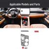Zeekr 001 Smoked Headlight Film, Transparent Interior & Taillight Film, TPU Dashboard Screen Protector, Wear-Resistant