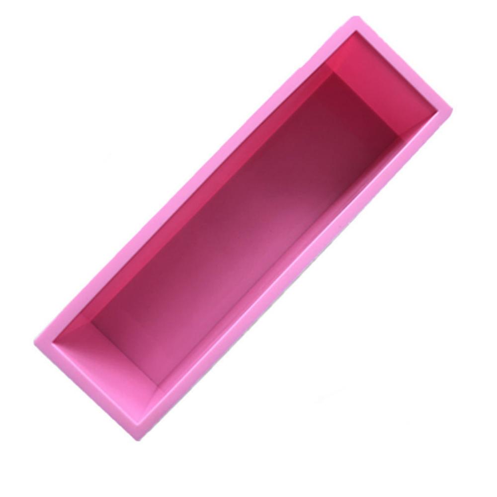 Одиночная прямоугольная силиконовая форма для мыла, силиконовая форма для тостов, емкость для торта