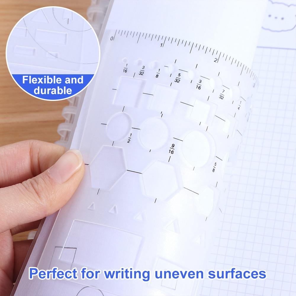 3Pcs DIY Circle Stencils for Drawing Transparent Circle Drawing Tool  Student