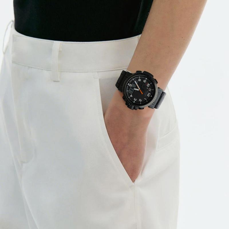 Casio Серия PRO TREK-Дисковый двойной дисплей Умные наручные часы для альпинизма и активного отдыха Солнечные Шесть зон Радиоволновые Для активного отдыха Водонепроницаемые Солнечные Кварцевые PRW-50Y-1APR