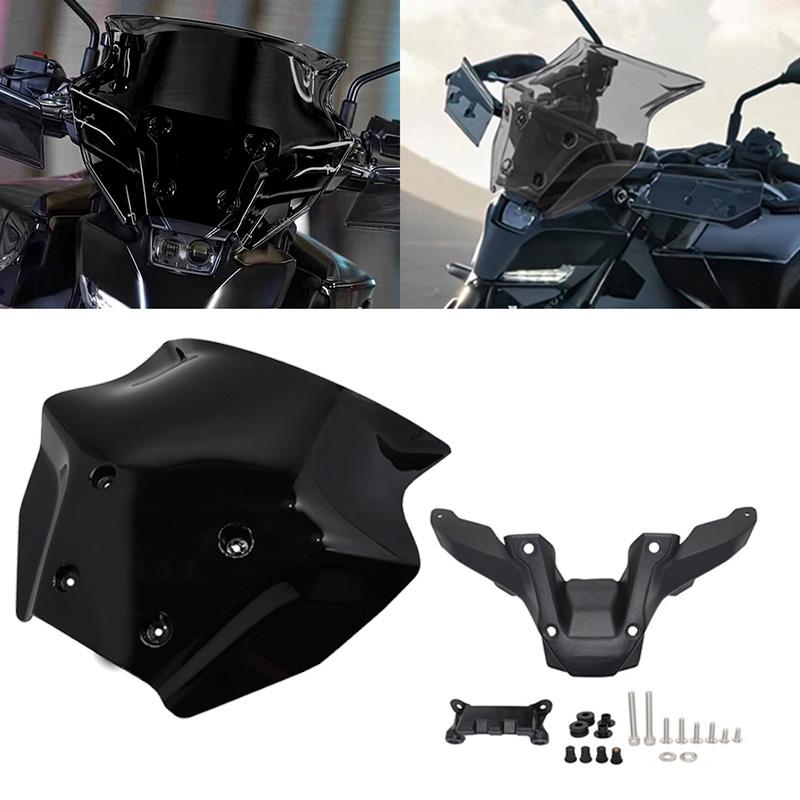 1 Set Motorcycle Windshield ABS Wind Deflector Fit for Yamaha MT-09 2024 / MT-09 SP 2024