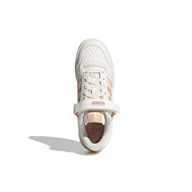Adidas Originals Forum Low Pastel Pack Synthetic Leather Two-Layer Cowhide Low-Top Skate Shoes Women Sneakers White Pink GV8345