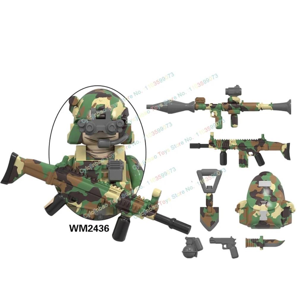 Мини-фигурки спецназа Морские котики Современные солдаты KSK SSO Строительные блоки Игрушки для детей WM6147