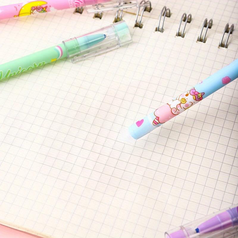 Сезон Back To School 144 шт. 0,5 мм Мультяшный Фантастический Дизайн Единорога Прямой Стержень Черная Нейтральная Ручка, Идеально для Школьных Призов Ручек Канцелярских Товаров, Офис S