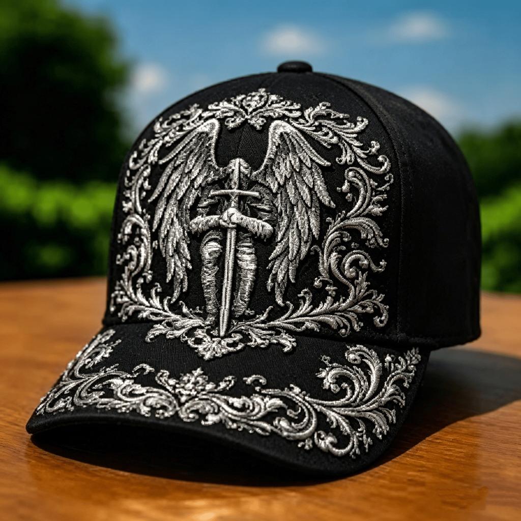 Digital all-print baseball cap, American anniversary sunscreen cap, retro old men's and women's ripped cap