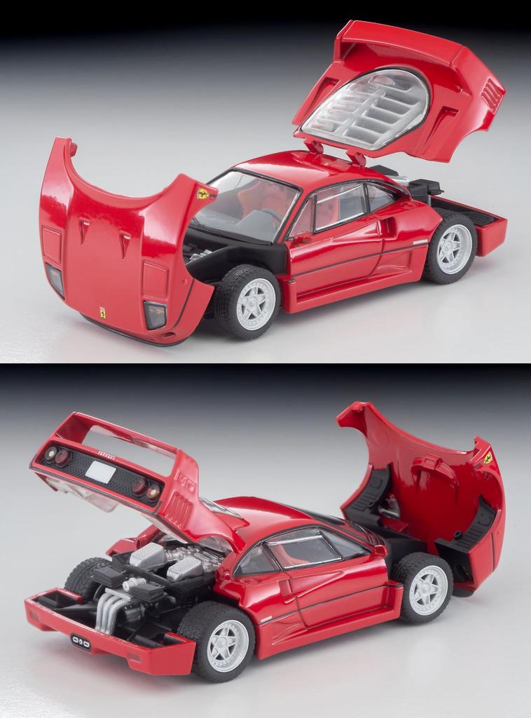 TOMYTEC Tomica Limited Vintage Neo Ferrari F40 1989 Красный Готовая модель 333364 1/64 LV-N