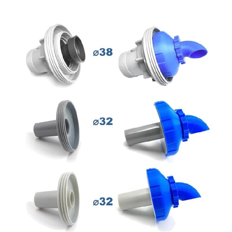 Multi Purpose Swimming Pool Inlet Nozzle 360 Degree Rotation Nozzle Plastic Pool Equipment Replacement Pool Nozzle