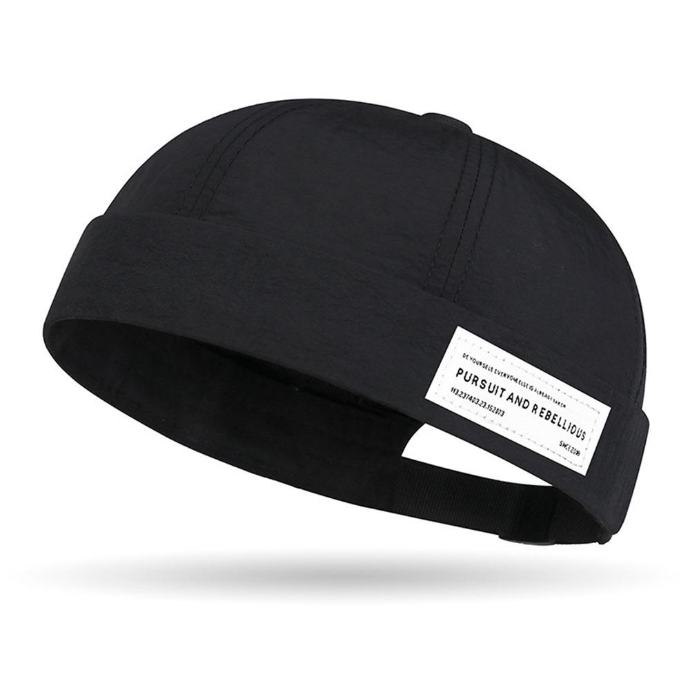 Versatile Unisex Sun Hat Rolled Cuff Harbour Hat Street Lightweight Newsboy Cap for Men