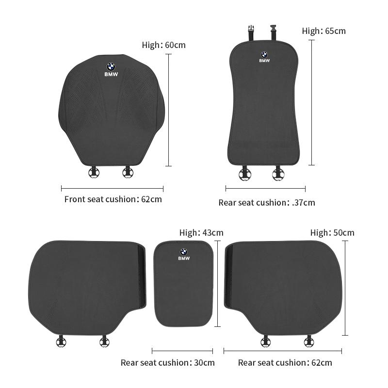 For BMW E87 Car Seat Blcak Cushion Breathable Protector Pad Auto Interior For BMW Performance 3 5 7 Series F30 E90 E46 E60 E87 X5 E70 E30 X3
