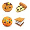 Эмодзи Печенье Сквиши Пицца Гамбургер Медленно Поднимающийся Снятие Стресса Сжимаемая Игрушка