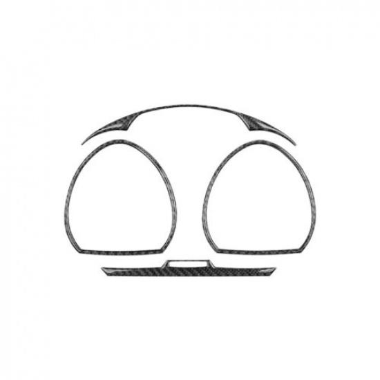 4 шт. Накладка на рамку спидометра на приборную панель из углеродного волокна для BMW Z4 E85 2003-2008