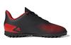 adidas Predator 20.4 TF J Нескользящие Устойчивые к истиранию Низкие Детские Футбольные Бутсы Черно-Красные Детские EF1956