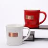 Керамическая кружка с медной инкрустацией Офисная чашка для воды Кофейная чашка Праздничные подарки