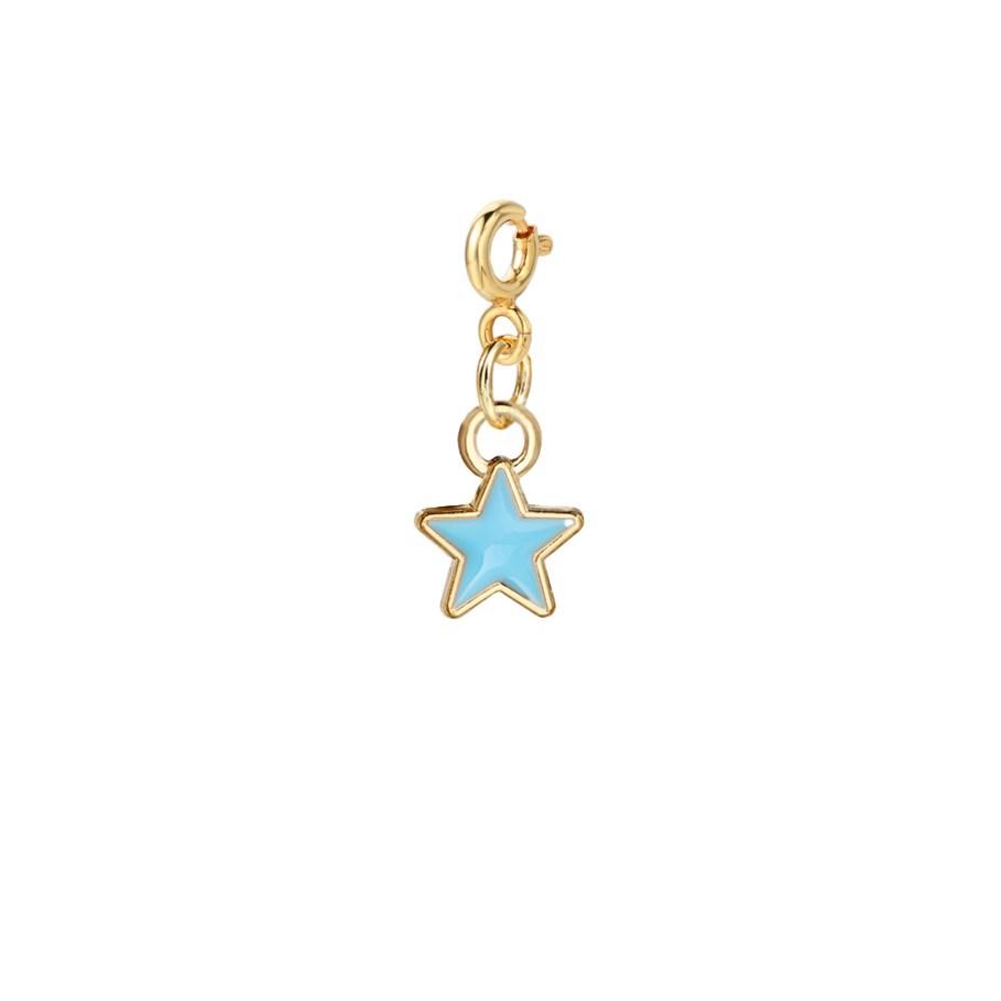 Y2k Punk Star Pendant Charm For Women Men Red Multicolor DIY Making Chain Necklace Jewelry Gift Accessories