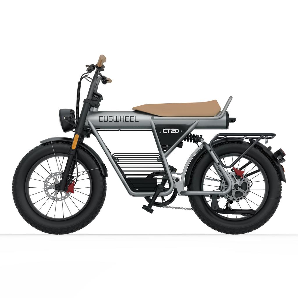 Coswheel CT20 Новый стиль 2025 Горный Электровелосипед 1500 Вт 20-дюймовые Толстые Шины Электровелосипед 48 В 25 Ач Велосипеды Взрослый Внедорожный Электрический Велосипед Мотоциклы