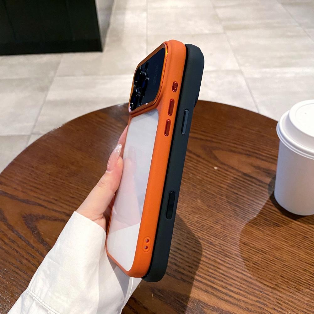 Защита камеры Прозрачный чехол для телефона iPhone 17 Pro Max 16 15 14 Air Кристально чистый Акриловый Бизнес Ударопрочный Бампер Чехол