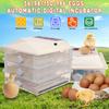 56/98/150/196 Automatic Egg Incubator Farm Hatchery Machine LCD Digital for Farm Chicken Quail Brooder Egg Incubator