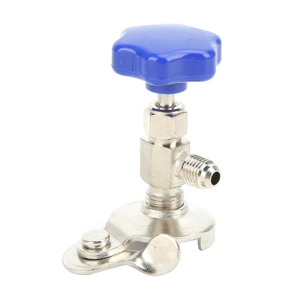 R12 R134A Compatible Dispensing Valve Tool Can Tap Valve Automotive AC Refrigerant Charging