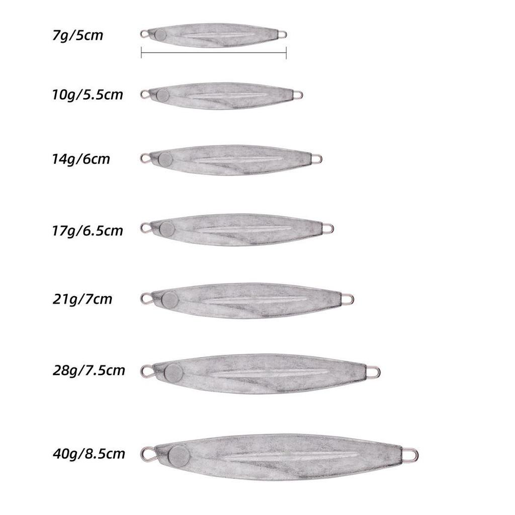 Железная пластина Свинцовая Рыба Заготовка Лезвие Противовес Крючок для Пресноводной/Морской Дальнего Заброса Рыбалки