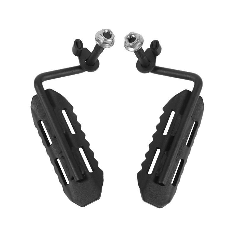 2Pcs Black Foot Pegs Outside Door Pedal Footrest Car Outside Door Pedal For Jeep Wrangler JL
