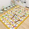 Snakes and Ladders Game Pattern Carpet Non-slip Home Living Room Sofa Area Rug Children's Early Education Institutions Floor Mat
