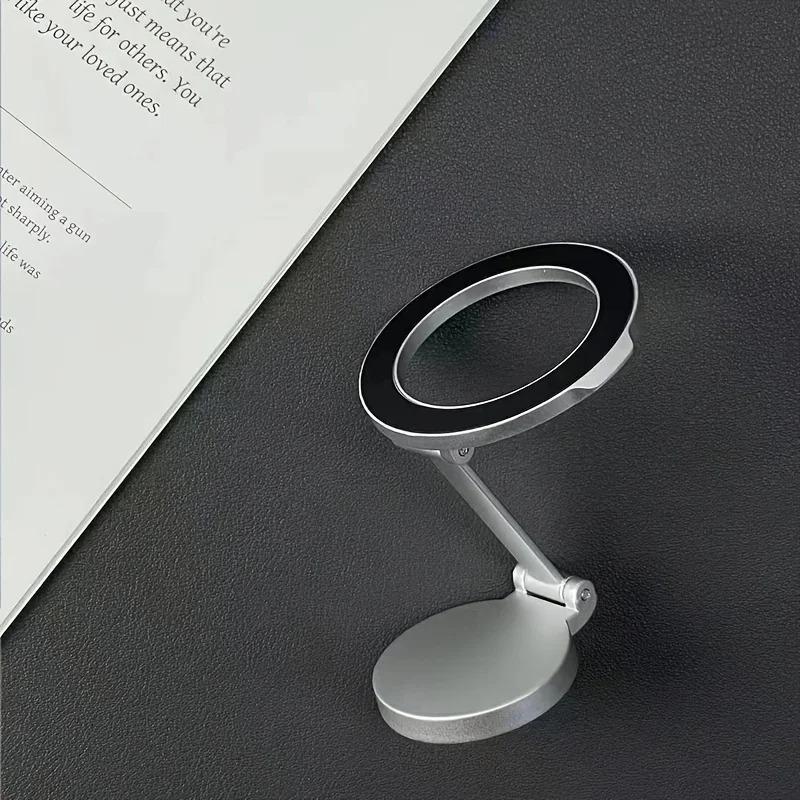 Портативная магнитная подставка для телефона, регулируемый автомобильный держатель, складная конструкция 180°