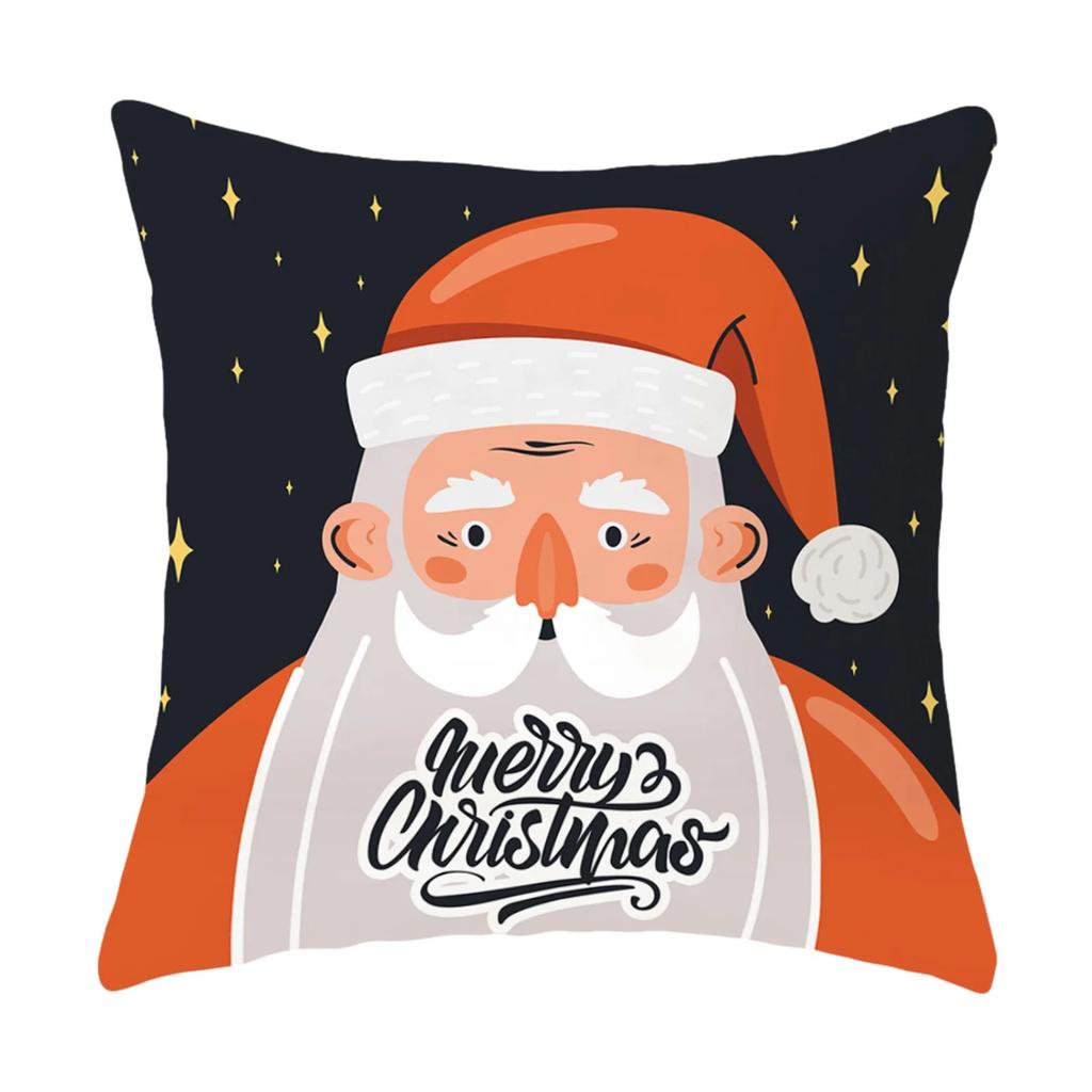 Christmas Themed Pillowcases Car Accessories Office Santa Claus Living Room Sofa Home Pillowcases