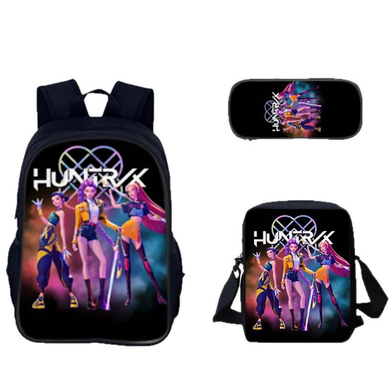Набор рюкзаков Kpop Hunterxhunter из дышащего полиэстера для школы