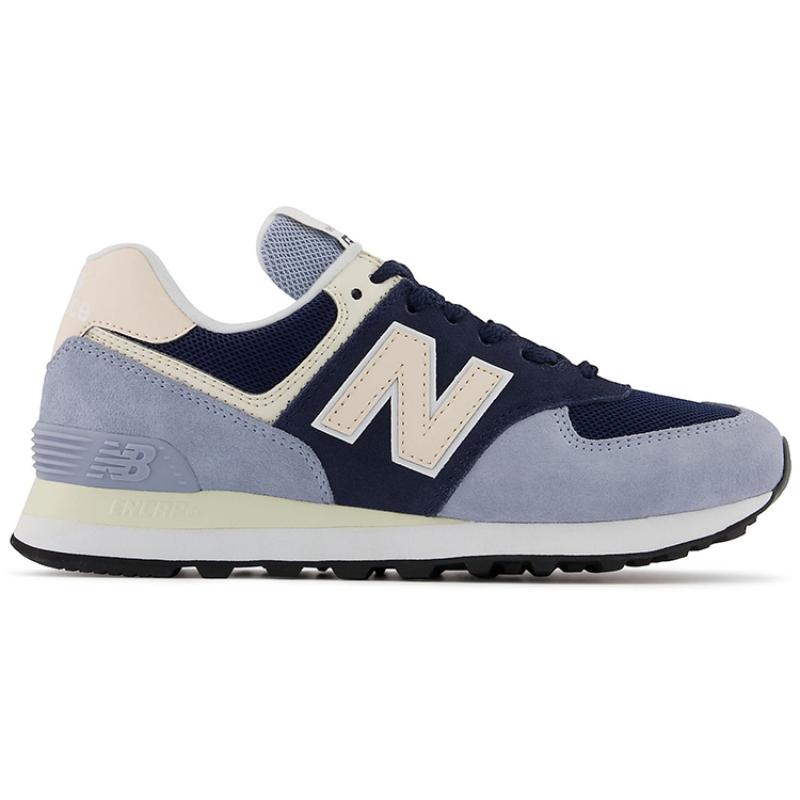 New Balance Женские кроссовки 574v2 светло-голубые темно-синие WL574VJ2