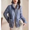 Lightweight Down Jacket Women's Winter Stand-up Collar Loose White Duck Down Jacket Women's Warm and Light Trend