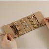 Foldable Jewelry Storage Pouch Microfiber Foldable Jewelry Case Jewelry Storage Bag  Travel