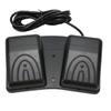 250V AC 16A Dual Foot Switch Pedal Self Locking Waterproof Dual Foot Operated Pedal Controller for Household Appliances