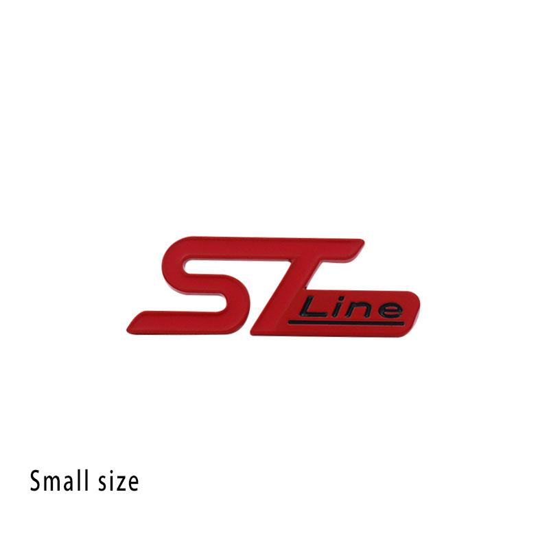3D ST Line для крыла автомобиля, боковая наклейка с шильдиком, эмблема, значок