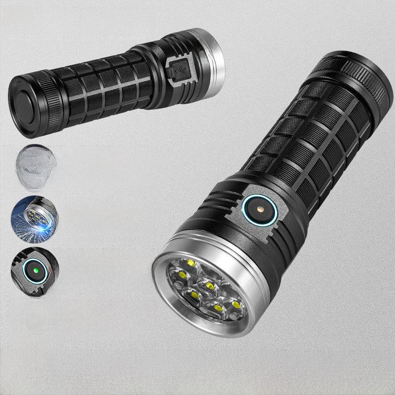 Multifunctional LED Auto Repair Light: USB Rechargeable, Magnetic Base, COB Flashlight