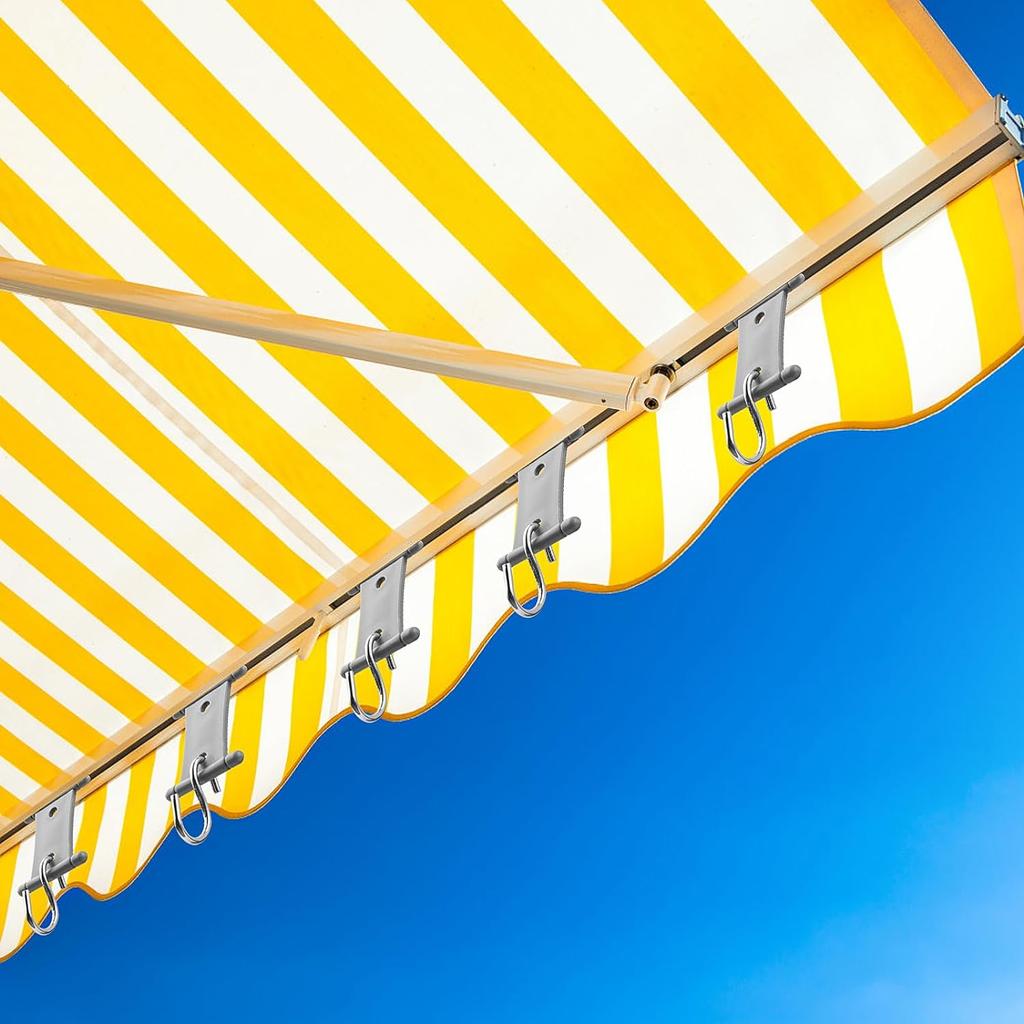 4/8 Pcs S Shaped Camping Awning Hooks Clips RV Tent Hangers Light Hangers With Holes For Caravan Camperb Accessories