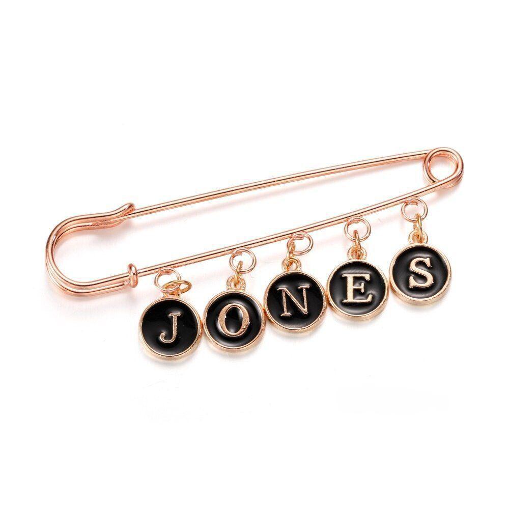 Colorful Dripping Oil Round Letter Pendant - DIY Alloy Jewelry Accessory