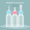 50ML/120ML Pet Milk Bottle Clear Scale Soft Nipple Silicone Pet Feeding Bottle for Kitten Puppy Newborn Pets