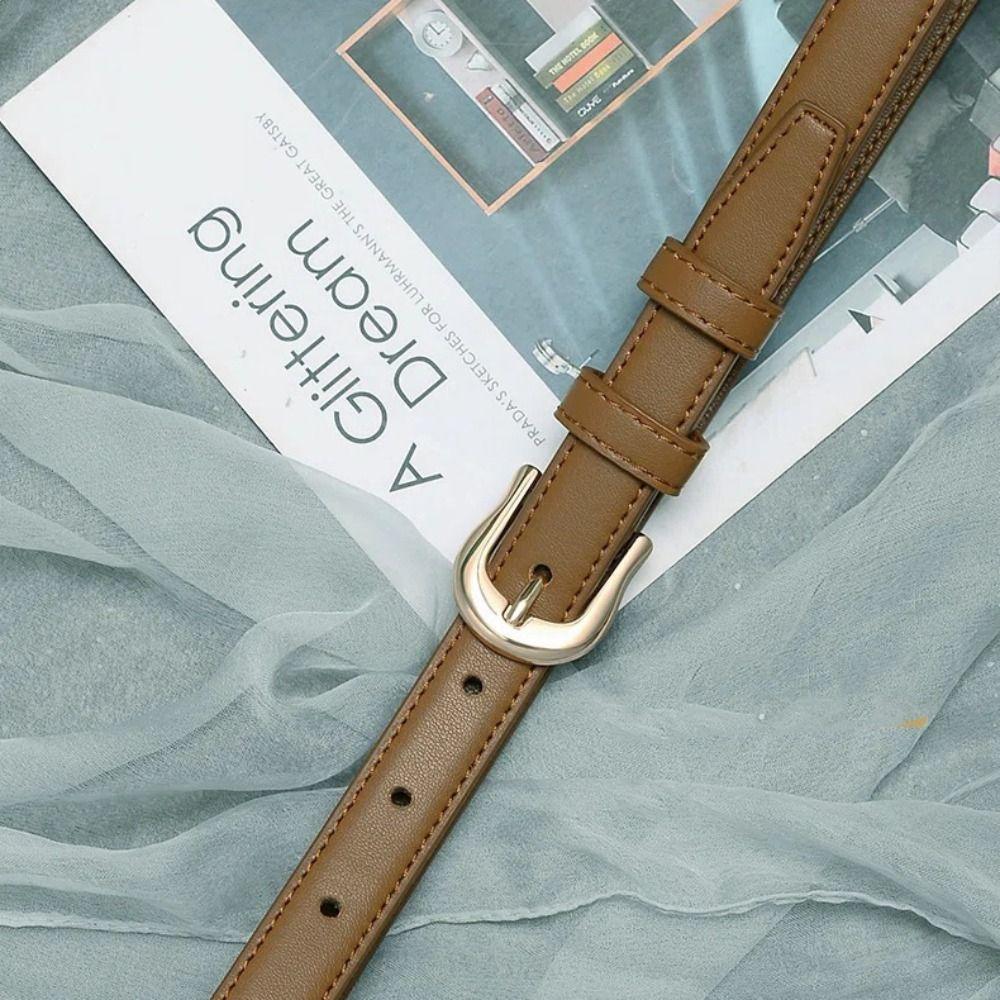 Модный пояс из искусственной кожи Универсальный трендовый пояс для талии Украшение для платьев Пояс для талии