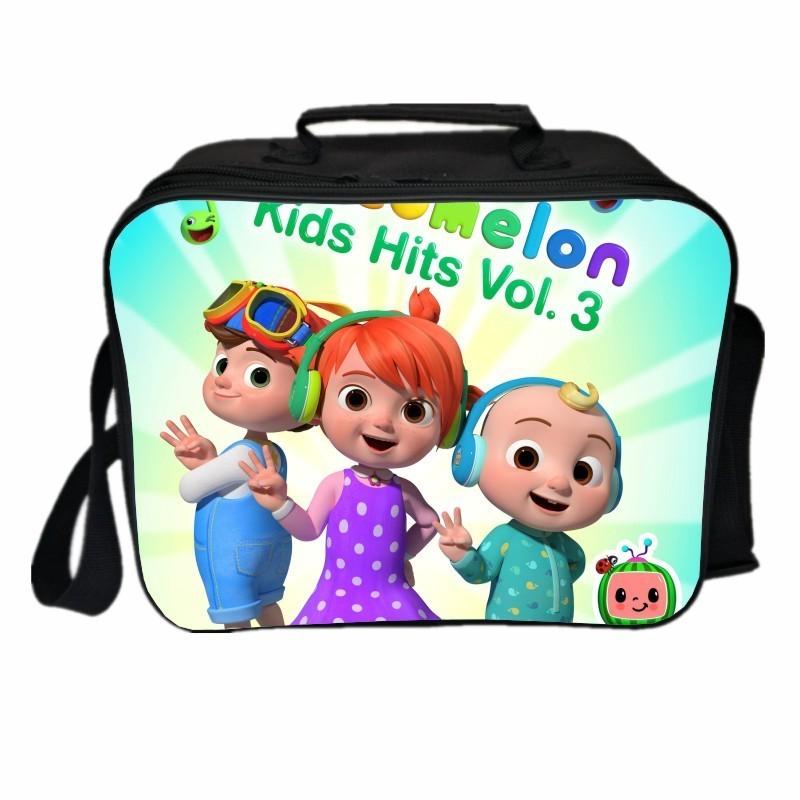 Cocomelon Insulated Lunch Box Bag With Large Capacity For Childrens Outdoor Adventures